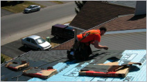 Rancourt Roofing on the job safety