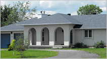 Rancourt Roofing reroof with architectural shingles