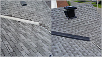 Rancourt Roofing before and after