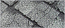Cracked and broken shingles